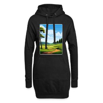 Shadow Creek Golfplatz Reiseposter Souvenir - Hoodie-Kleid - Schwarz - Vorne