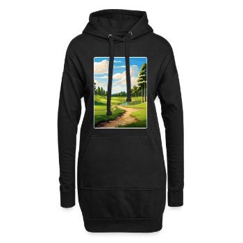 Shadow Creek Golfplatz Reiseposter Souvenir - Hoodie-Kleid - Schwarz - Vorne