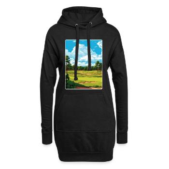Pinehurst Golf Resort Reiseposter Souvenir WPA - Hoodie-Kleid - Schwarz - Vorne