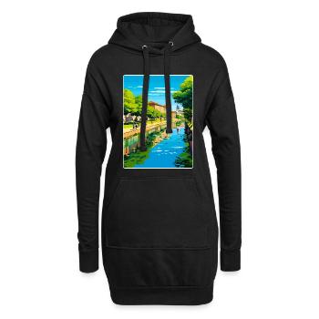 Padua Palermo Stadt Italien Reise Poster Souvenir - Hoodie-Kleid - Schwarz - Vorne