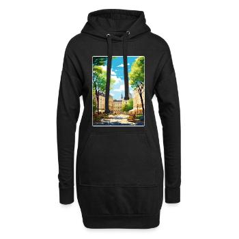 Aix En Provence Frankreich Reiseposter Souvenir WPA - Hoodie-Kleid - Schwarz - Vorne