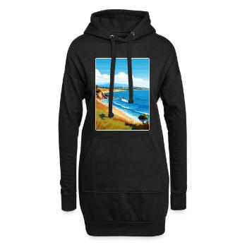 Gallipoli Türkei Reise Poster Souvenir Farbe WPA - Hoodie-Kleid - Schwarz - Vorne