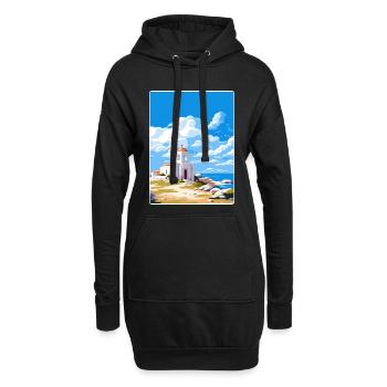 Delos Griechenland Reise Poster Souvenir Postkarte Farbe - Hoodie-Kleid - Schwarz - Vorne
