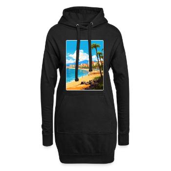 Playa de las Americas Spanien Reiseposter Souvenir - Hoodie-Kleid - Schwarz - Vorne