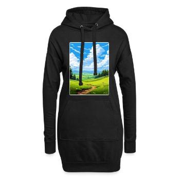 Bergisches Land Deutschland Reiseposter Souvenir WPA - Hoodie-Kleid - Schwarz - Vorne