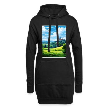 Eifel National Park Germany Travel Poster Souvenir - Hoodie Dress - black - Front