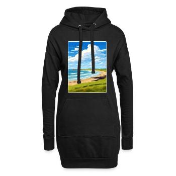 Constantine Bay Cornwall England Reiseposter WPA - Hoodie-Kleid - Schwarz - Vorne