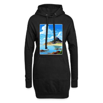 Marazion Cornwall England Reiseposter Souvenir - Hoodie-Kleid - Schwarz - Vorne