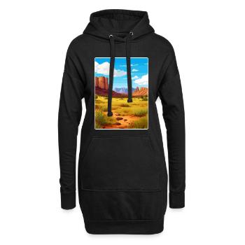 Big Bend Nationalpark Reiseposter Souvenir WPA - Hoodie-Kleid - Schwarz - Vorne