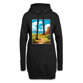 Big Bend Nationalpark Reiseposter Souvenir WPA - Hoodie-Kleid - Schwarz - Vorne