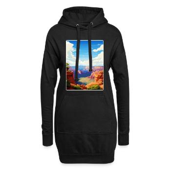 Grand Canyon Nationalpark Arizona Reiseposter - Hoodie-Kleid - Schwarz - Vorne