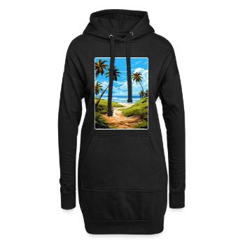 Biscanye Nationalpark Reiseposter Souvenir WPA - Hoodie-Kleid - Schwarz - Vorne