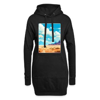 Death Valley Nationalpark Kalifornien Travel Card - Hoodie-Kleid - Schwarz - Vorne