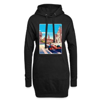 Barcelona Circuit Motorsport Rennen Spanien Reisen WPA - Hoodie-Kleid - Schwarz - Vorne