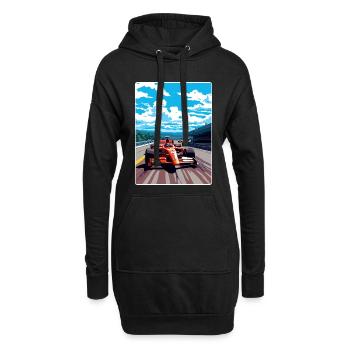 Spa Francorchamp Circuit Motorsport Race Belgium - Sweat-shirt à capuche long Femme - noir - Devant