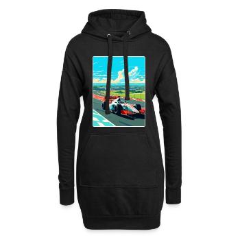 Magny Cours Circuit Motorsport Race Frankreich Reisen - Hoodie-Kleid - Schwarz - Vorne