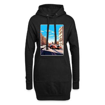 Valencia Circuit Motorsport Race Spain Travel Card - Sweat-shirt à capuche long Femme - noir - Devant