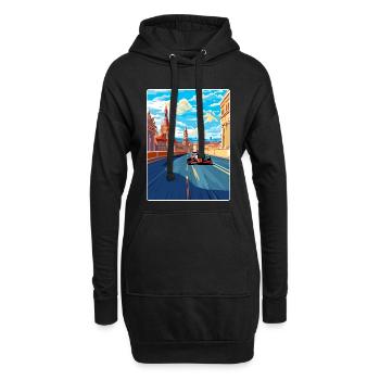 Circuit de Budapest Motorsport Race Hongrie Voyage - Sweat-shirt à capuche long Femme - noir - Devant