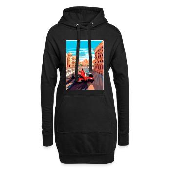 Valencia Circuit Motorsport Race Spain Travel Card - Sweat-shirt à capuche long Femme - noir - Devant