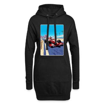 Manama Circuit Motorsport Race Bahrain Travel Card - Hoodie-Kleid - Schwarz - Vorne