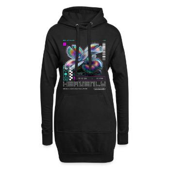 Heavenly Hologarden - Hoodie-Kleid - Schwarz - Vorne