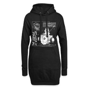 Trou dans le continuum espace-temps - Sweat-shirt à capuche long Femme - noir - Devant