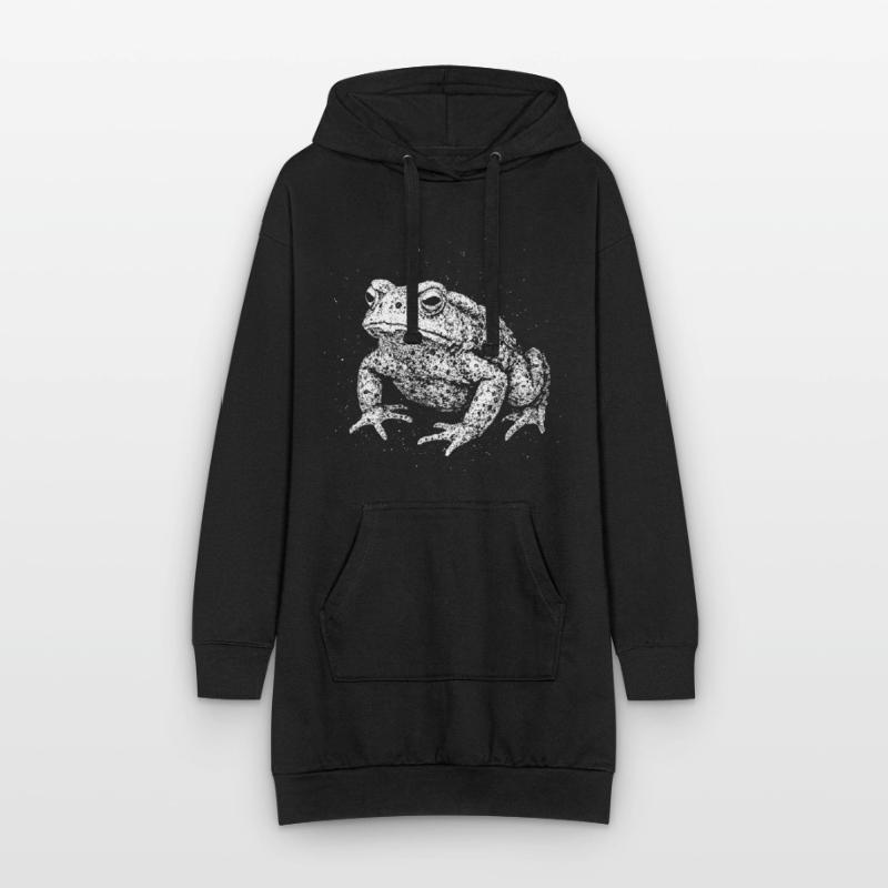 Crapaud Sweat-shirt à capuche long Femme