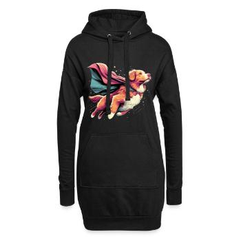 Super Dog Nova Scotia Duck Tolling Retriever - Sweat-shirt à capuche long Femme - noir - Devant