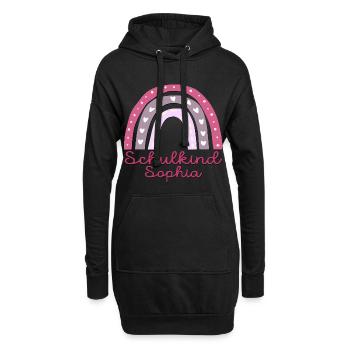 Schulanfang Schulkind Sophia - Hoodie-Kleid - Schwarz - Vorne