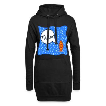 FRANZBRÖTCHEN KOSTÜM HAMBURG MOIN - Hoodie-Kleid - Schwarz - Vorne