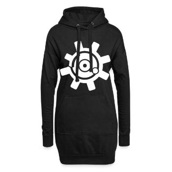 AR-15 Bolt Face Five Six 5,56mm 556 Stoßdämpfer - Hoodie-Kleid - Schwarz - Vorne