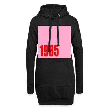 GEBURTSJAHR 1985 GEBURTSTAG - Hoodie-Kleid - Schwarz - Vorne