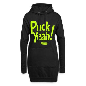 Puck Yeah Hockey Hockey Dire Hockey Puck Graphic - Sweat-shirt à capuche long Femme - noir - Devant