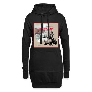SEALION Rider - Sweat-shirt à capuche long Femme - noir - Devant