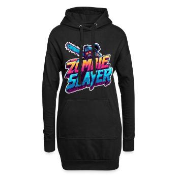 Zombie Reaper - Hoodie-Kleid - Schwarz - Vorne