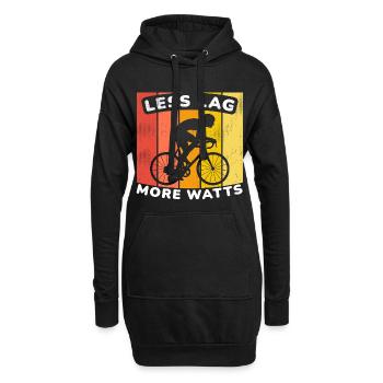 Lustiger Radsportingenieur, STEM Radfahren Hobby Shirt - Hoodie-Kleid - Schwarz - Vorne