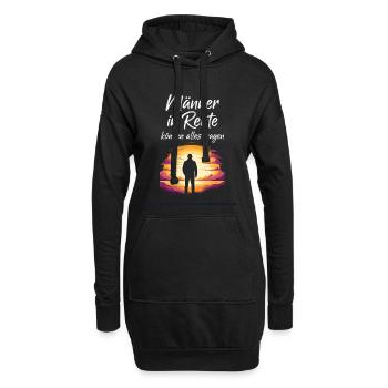 Dicton d’un retraité : Les hommes retraités peuvent tout porter - Sweat-shirt à capuche long Femme - noir - Devant