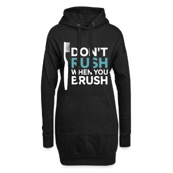 Präzisionszahnarbeiten Mechanische Kunst - Hoodie-Kleid - Schwarz - Vorne