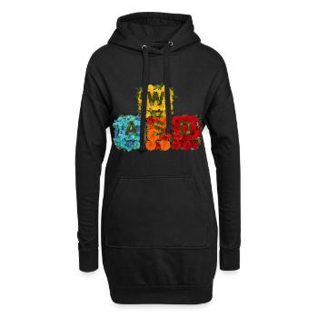 WASD Gaming Gamer Mignon Cadeau mignon - Sweat-shirt à capuche long Femme - noir - Devant