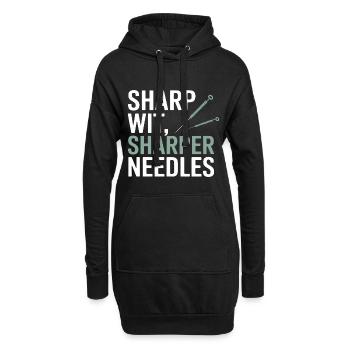 Licensed TCM Practitioner Expert Technical Mastery - Hoodie Dress - black - Front