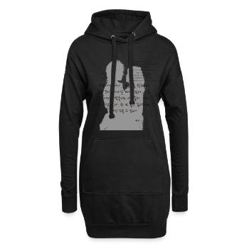 Kdrama Winter Sonata - Sweat-shirt à capuche long Femme - noir - Devant
