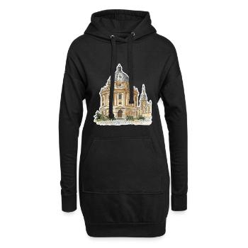 Oxford Radcliffe Camera University Stadtaufkleber - Hoodie-Kleid - Schwarz - Vorne
