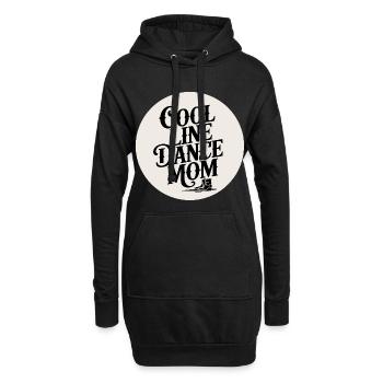 Line Dance Mom Vintage Typo Boot - Hoodie-Kleid - Schwarz - Vorne