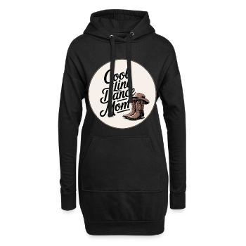 Cool Line Dance Mom - Hoodie-Kleid - Schwarz - Vorne