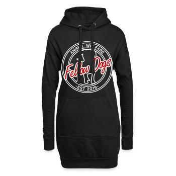 Fellow Dogs Animal Welfare - Hoodie-Kleid - Schwarz - Vorne