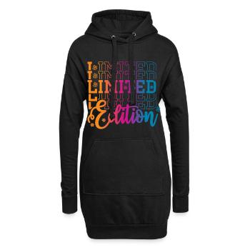 Limited Edition - Hoodie-Kleid - Schwarz - Vorne