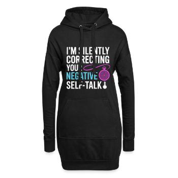 Spécialiste Cognitif Clinique Certifié Vêtements - Sweat-shirt à capuche long Femme - noir - Devant