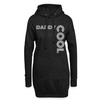Daddy Cool Vater Geschenk - Hoodie-Kleid - Schwarz - Vorne