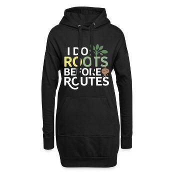 Zertifizierte klinische Ursachenspezialisten-Ausrüstung - Hoodie-Kleid - Schwarz - Vorne