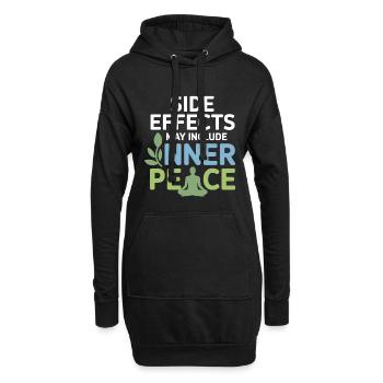 Naturheilkundler Nebenwirkungen Inner Peace Professional - Hoodie-Kleid - Schwarz - Vorne